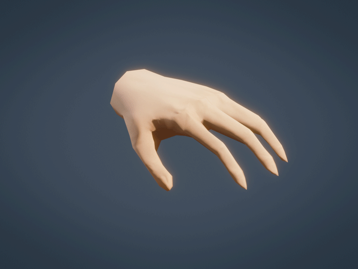 Low Poly Hand preview image 1